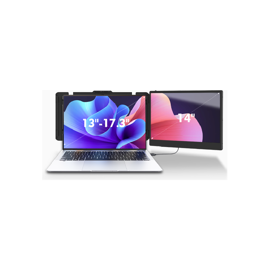 Kefeya S1 Bærbar Dual Skærmudvider – 14"