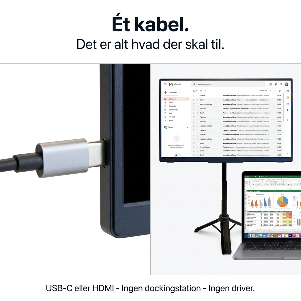 Bærbar Skærm Flex Pro – 16"