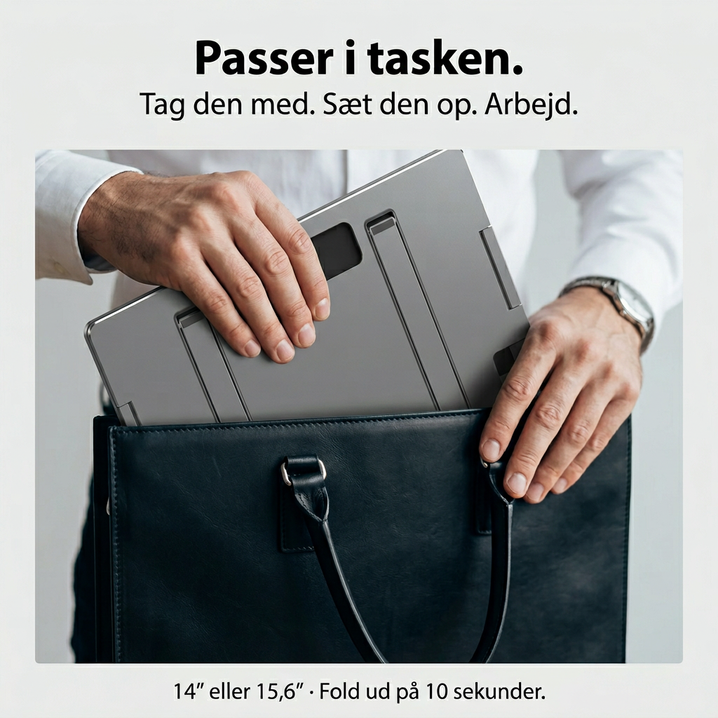 Alu Pro Bærbar Duo Skærmudvider