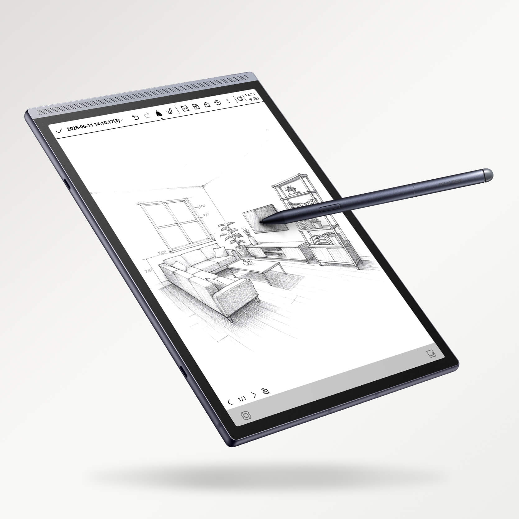 AINOTE Air 2 E-Notebook inkl. Pen + Cover - 8,2"