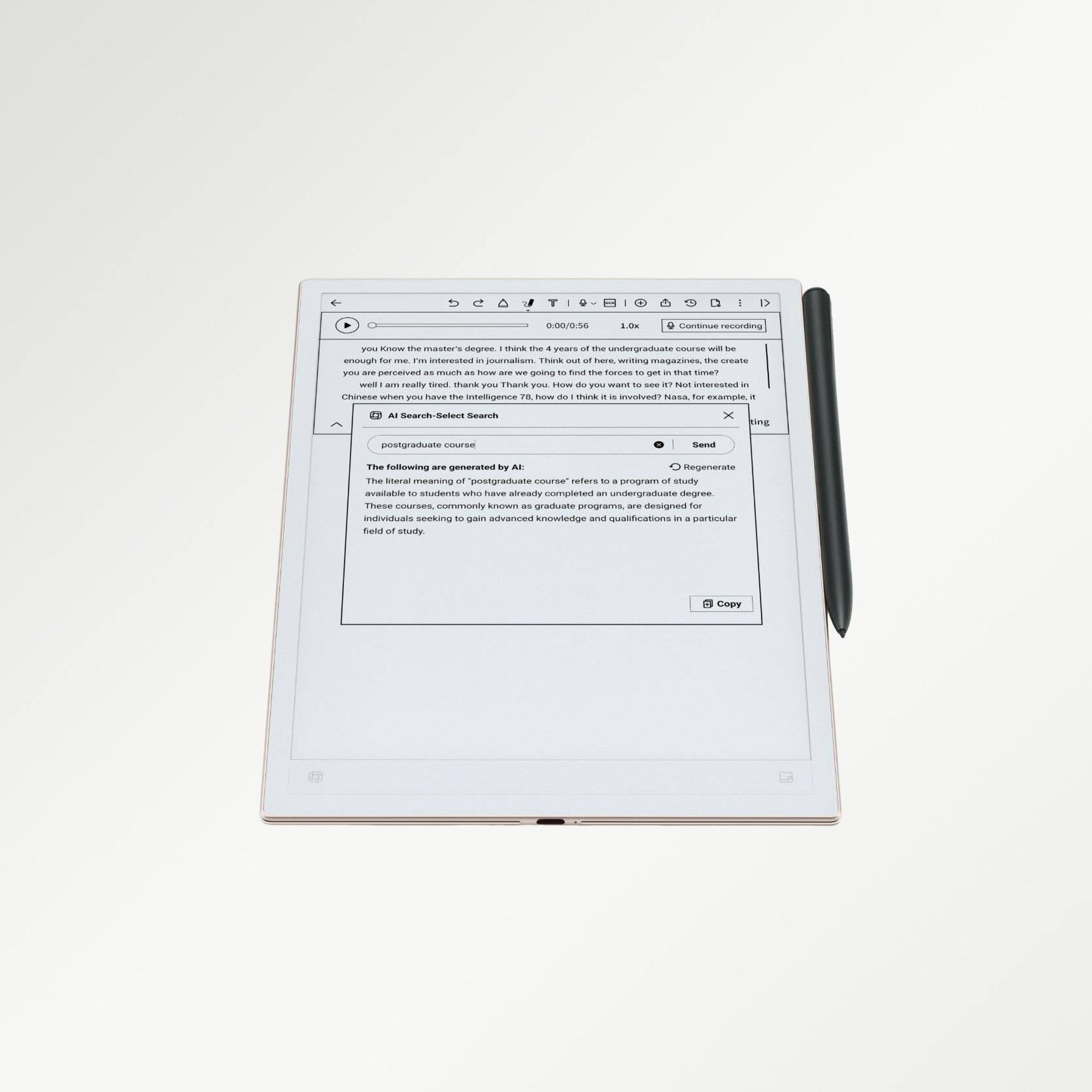 AINOTE 2 E-Notebook inkl. Pen + Cover - 10,65"