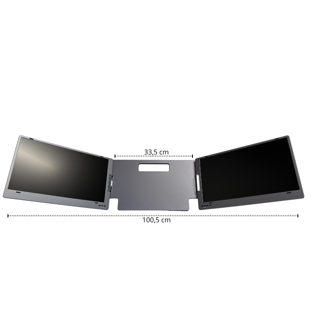 14" udfoldet