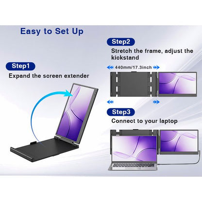 Kefeya P6 Bærbar Single Skærmudvider – 14"