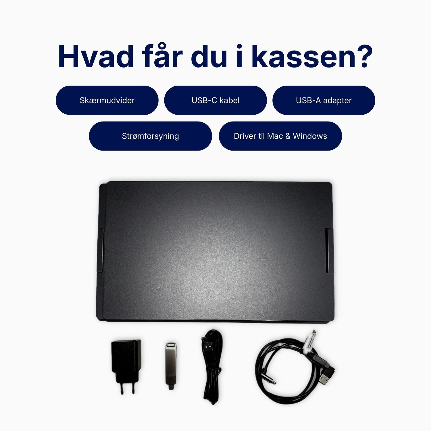 Alu Pro Bærbar Duo Skærmudvider