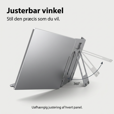 Alu Pro Bærbar Duo Skærmudvider