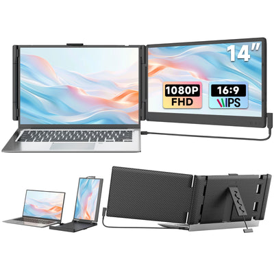 Kefeya P6 Bærbar Single Skærmudvider – 14"